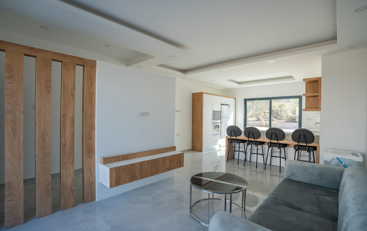 Апартаменты 3+1 с садом в Эсентепе