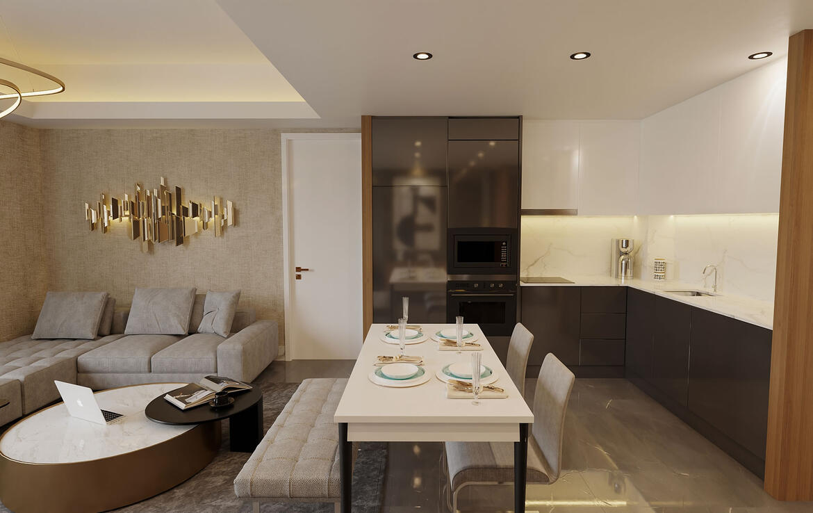 Апартаменты с видом на море в комплексе Querencia